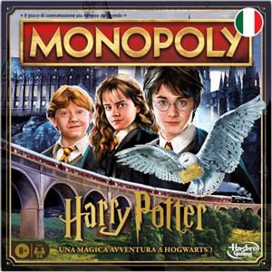 Hasbro Gaming Monopoly, Edizione Harry Potter Una Magica Avventura a Hogwarts, Gioco da Tavolo, Giochi di Halloween, Per Bambini e Bambine da 8 Anni in Su, da 2 a 6 Giocatori, Versione in Italiano