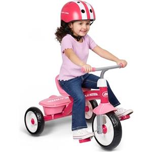 Radio Flyer Pink Rider Trike, triciclo rosa per esterni, per bambini da 2 ½ a 5 anni (Esclusiva Amazon)