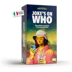 Rocco Giocattoli Yas Games- Joke's On Who? - L'Unico in Italiano - Party Game per 2 o Più Giocatori dai 18 Anni in Su