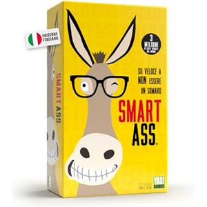 Rocco Giocattoli Yas Games - Smart Ass - L'Unico in Italiano - Party Game da 2 a 6 Giocatori dai 12 anni in su