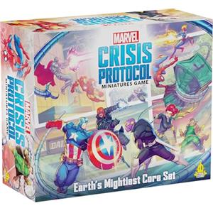 Asmodee Atomic Mass Games Marvel: Crisis Protocol - Set Core, Eroi Iconici e Cattivi per Battaglie Epiche, Gioco di Supereroi da Tavolo, Età 14+, 2 Giocatori, Edizione in Inglese