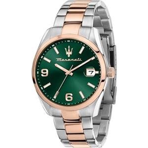 Maserati Limited Edition Orologio Uomo, Tempo, Data, Analogico, Cinturino in Acciaio, Collezione Attrazione - R8853151020