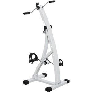 HOMCOM Pedaliera per Gambe e Braccia con Schermo LCD 40x42.5x100 cm Bianco
