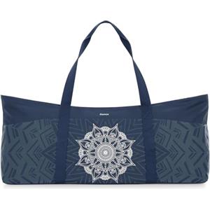 Gonex Borsa Yoga Donna in Tela Extra Large, Borsa da Palestra con Tasca Impermeabile e Cerniera in Metallo, Porta Tappetino e Mattoncini, per Yoga, Pilates, Viaggi