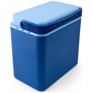 aro Frigorifero Portatile Passivo, Plastica, 24 L, Tempo di Isolamento da 5°C a 15°C: 9 Ore (circa), Maniglia Blocca Coperchio, Blu, Ideale per Campeggio o Spiaggia