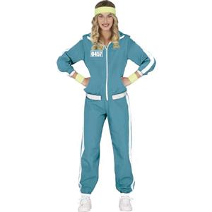 FIESTAS GUIRCA | Costume Ginnasta Gamer Adulta (42-44/L) - Giacca e Pantaloni - Costumi da Cinema, Sport e Videogiochi per Halloween, Carnevale e Feste in Maschera - Ideale per Donne - Verde
