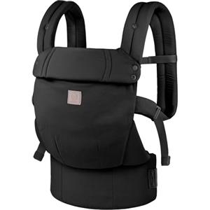 GAGAKU Marsupio Neonato, Marsupio Ergonomico Neonato, per bambini da 3,2 a 15 kg (4-36 mesi), confortevole e leggero, Anteriore e Posteriore, per Neonati e Bambini - Nero