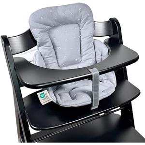 LaLoona baby bedding LaLoona Cuscino Riduttore Seggiolone per hauck Alpha/Beta - Riduttore Seggiolone Pappa Bimbo in Cotone, OEKO-TEX Standard 100, Lavabile in Lavatrice - (Decorato)
