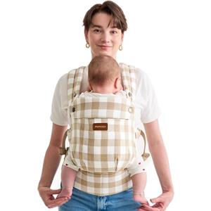 Momcozy Marsupio Neonato Ergonomico 3,2-20 kg (3-24 Mesi) Cachi&Beige