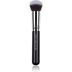 Jessup Pennello trucco fondotinta singolo viso professionale Capelli sintetici cosmetici neri/argento 1 pz B082-082