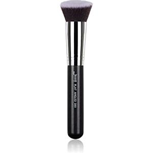 Jessup arrossire pennello trucco fondotinta faccia pennello angolo piatto miscelazione capelli sintetici liquidi nero/argento 1 pz B089-089