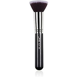 Jessup Pennello trucco fondotinta Kabuki professionale singolo Pennello viso cosmetico Capelli sintetici neri/argento 1 Pz B069-080