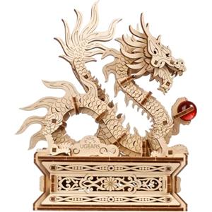 UGEARS Drago in legno puzzle 3D con cassettino segreto