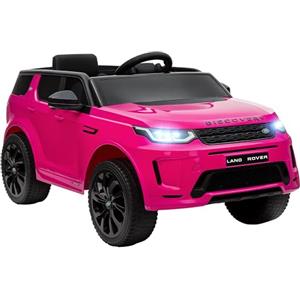 AIYAPLAY Macchina Elettrica per Bambini 3-6Anni Land Rover Discovery Rosa