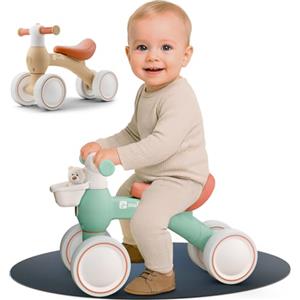 Mallie® Bicicletta Senza Pedali per 1 Anno con cestino - Balance Bike, Regalo Bambino 1 Anno, Bici Senza Pedali 2 Anni, Regalo Bimbo, Regalo Bambina
