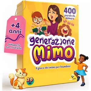 ZENAGAME Generazione Mimo, 120 Carte Da Gioco Per Bambini - 400 Mimi, 4-99 anni