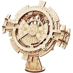 ROKR Calendario Perpetuo Legno-3D Modelli meccanici / Kit di costruzione modello meccanico a propulsione per adolescenti e adulti