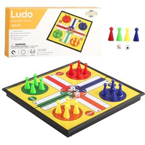 ZUNIPLEX Ludo Magnetic Flying Chess, Gioco dei Dadi