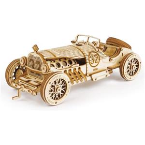 ROKR Grand Prix Car, Puzzle 3D de Madera de Coche de Carreras, MC401