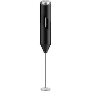Bonsenkitchen Montalatte Elettrico, Frullino con Frusta in Acciaio INOX