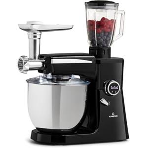 Klarstein Robot da Cucina, Planetaria 2000W, Impastatrice Planetaria, Blender, Mixer Cucina 3 in 1, Robot da Cucina Multifunzione 10L, Impastatrice Planetaria Professionale, Impastatrice Pizza