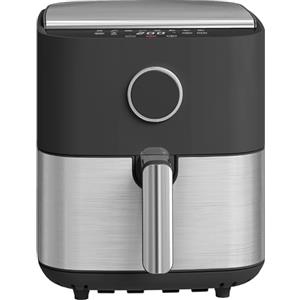 HOMCOM Friggitrice ad Aria 8L, Air Fryer 1700W con 8 Programmi, Nero
