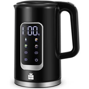 FOR ME ForMe Bollitore Elettrico In Acciaio Inox 1,7 L Temperatura Regolabile da 40-100 C I Funzione di Mantenimento Caldo LED Display Digitale della Temperatura I Arresto Automatico I Teiera Senza BPA
