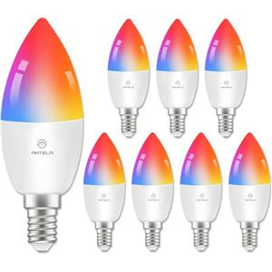 ANTELA Lampadina Alexa E14 Wifi 4,5W Dimmerabile Lampadina Smart