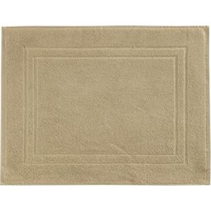 Baroni Home Tappeto Bagno in Cotone, Tappetino Bagno Decorato Assorbente 45x60, Ecru