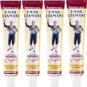 Email Diamant Dentifricio Formula Rossa Mllot L'Originale 75 Ml- 4 unità