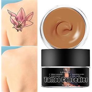 Hongjingda Crema correttore impermeabile - Primer corpo impermeabile, potenziatore, perfezionamento della pelle, lunga durata, trucco per corpo, 2 colori, copertura completa per schiena, spalle, viso, Hongjingda