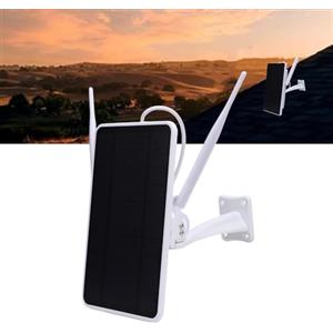 Yechiry Router WiFi Esterno, Router Modem LTE 4G a Energia Solare con Slot della Scheda SIM e Pannello Solare 6W, Copertura WiFi 50m, Antenne Staccabili (Versione UE)