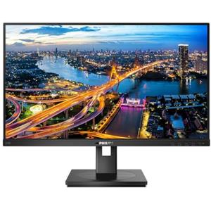 PHILIPS Monitor 245B1 24 pollici 2560x1440, WQHD, 75Hz, IPS Panel, 4ms GtG, USB Hub Speakers, Height Adjustment, (HDMI1x 1.4 DP 1x 1.2) Nero