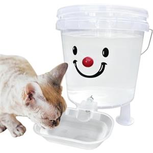 Generisch Distributore di acqua per cani, a prova di perdite, grande capacità, distributore automatico di cibo per gatti, per ricaricare, mangiare, bere, cuccioli, gattini, animali, casa, interni, esterni