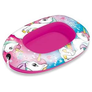 Mondo Toys - Unicorn Small Boat - Canotto Gonfiabile / Gommone per Bambini - misura 94 cm - Facile da Gonfiare e Sgonfiare - PVC Termosaldato resistente - ideale per spiaggia, mare, piscina - 16781