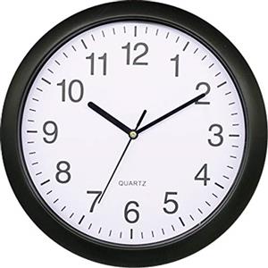 Platinet WALL CLOCK RAINBOW NERO