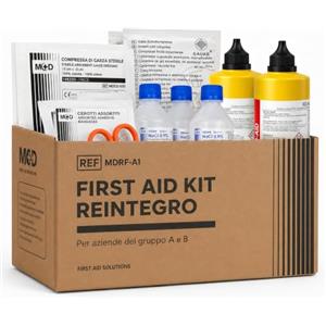 Generico Kit Reintegro Pronto Soccorso Allegato 1 D.M. 388 - Contenuto Conforme Normativa - Rifornimento Cassette Primo Soccorso per Aziende con 3+ Dipendenti