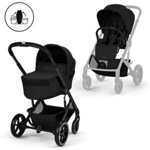 Cybex Duo Balios S Lux con navicella richiudibile Moon Black Telaio Black di Cybex