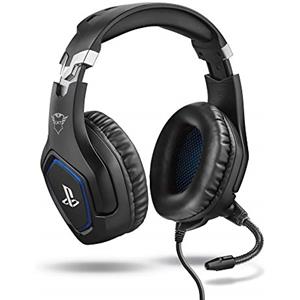 GXTrust Forze-B Cuffie PS4 e PS5 con Licenza Ufficiale PlayStation, Nero