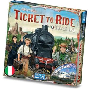 Asmodee - TICKET TO RIDE: ITALIA E GIAPPONE - Espansione Gioco da Tavolo | Gioco da Tavolo Strategico di Costruzione Reti Ferroviarie - 2-5 Giocatori - 8+ Anni - 30-60 Minuti - Edizione Italiana