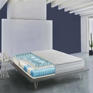 Talamo Italia - Materasso singolo Ofelia, Materasso in Memory Foam e Molle insacchettate, 100% Made in Italy, Anti acaro e Anallergico, Cm 90x190h26