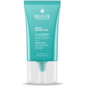 IST.GANASSINI SpA Rilastil Aqua Sensitive Crema Leggera - Crema viso idratante per pelli normali e miste - 40 ml