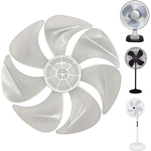 Generico Sostituzione Pale Ventola | 30 Cm Universale 7 Pale | Set Di Ricambio Per Ventilatore Da Tavolo | per utilizzo su tavolo, parete, piantana, pavimento, camera da, soggiorno, ufficio domestico