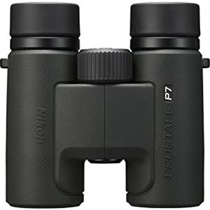 Nikon Prostaff P7 - Binocolo 10 x 30, compatto, impermeabile, antiappannamento, corazzato in gomma, rivestimento idrorepellente, oleorepellente e bloccaggio delle diottrie, modello ufficiale Nikon USA