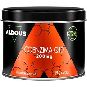 Aldous Bio Coenzima Q10 200mg- per +4 mesi - Ubichinolo, Fermentazione naturale