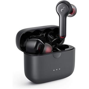 Soundcore cuffie Bluetooth Soundcore by Anker Liberty Air 2, con driver audio a forma di diamante, 4 microfoni, batteria da 28 ore, HearID EQ personalizzato, Bluetooth 5 con isolamento dal rumore (nero)