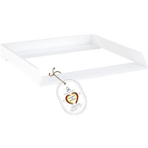 Shefa Kids 800 - Fasciatoio universale compatibile con cassettiere serie Malm, Hemnes e Nordli, colore: bianco
