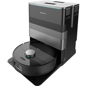 Cecotec Robot Aspirapolvere e Lavapavimenti con IA e Base Autovuotante Conga X70. Motore Aspirazione 15000Pa, Base 4 in 1, Tecnologia Laser, Mop Rotanti, Spazzola Laterale, App e Bluetooth