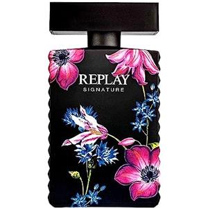 Replay - Signature For Woman Eau De Parfum - Profumo Donna Fresco ed Elegante, Fragranza olfattiva accattivante della famiglia Chypre - Floreale. Flacone da 100 ML