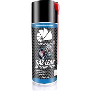 AABCOOLING Rilevatore Fughe Gas 300ml - Spray Rilevatore Perdite Gas Professionale - Controllo Gas Metano, GPL, Propano e Butano - Sicurezza Casa per Cucine, Caldaie e Tubi - Non Infiammabile